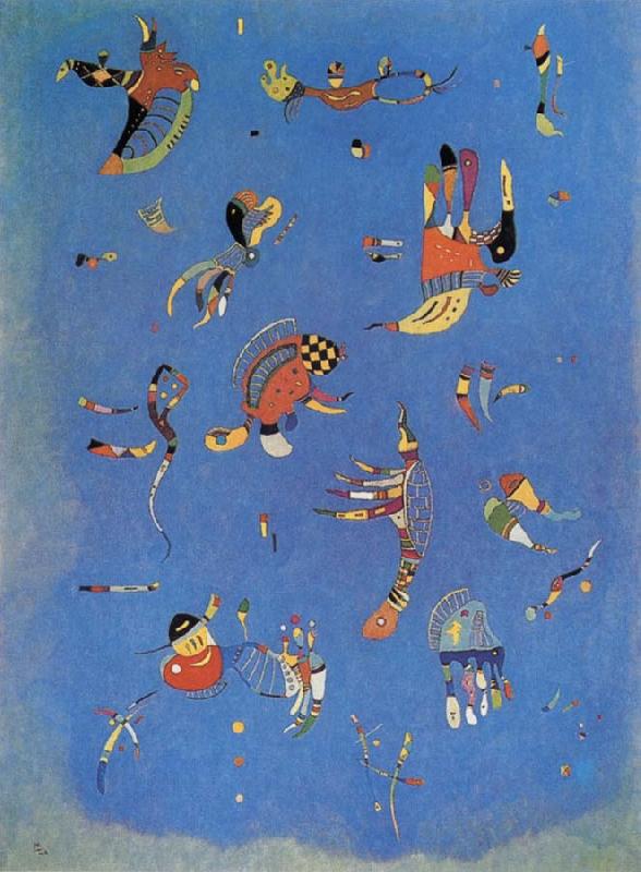Wassily Kandinsky Sky Blue oil painting image